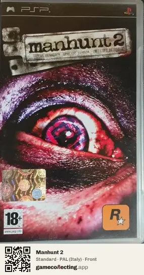 Manhunt 2 PlayStation Portable, Italy box front