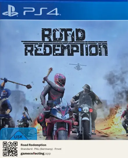 Road Redemption PlayStation 4, Germany box front