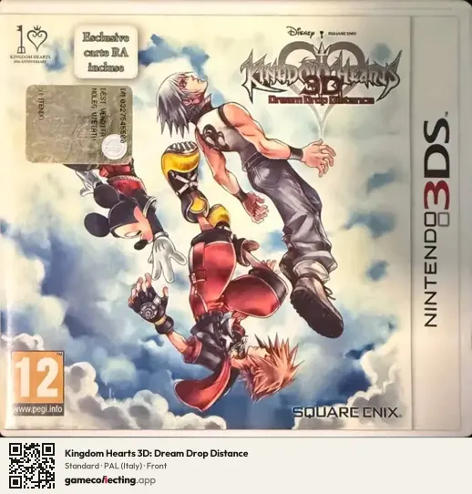 Kingdom Hearts 3D: Dream Drop Distance Nintendo 3DS, Italy box front