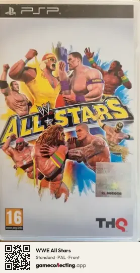 WWE All Stars PlayStation Portable, PAL box front