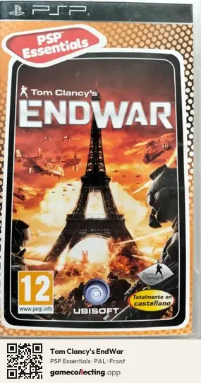 Tom Clancy's EndWar PlayStation Portable, PAL box front