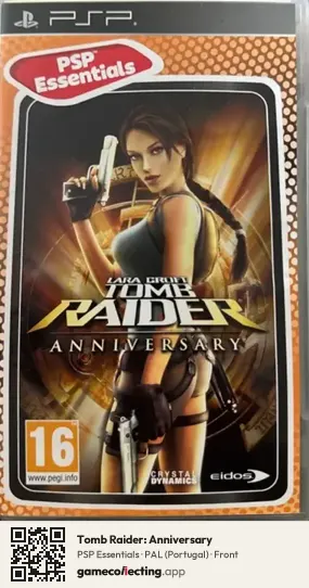 Tomb Raider: Anniversary PlayStation Portable, Portugal box front