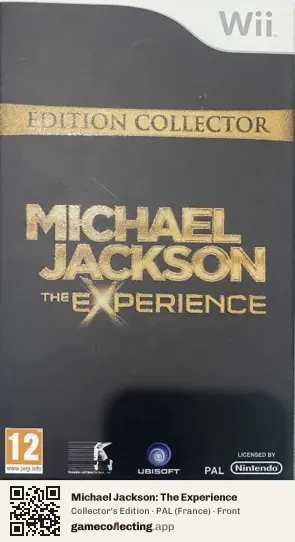 Michael Jackson: The Experience Nintendo Wii, France box front