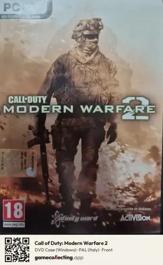 Call of Duty: Modern Warfare 2 Computer, Italy box front