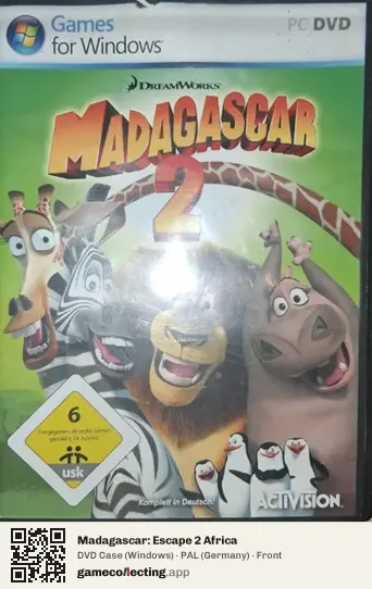 Madagascar: Escape 2 Africa Computer, Germany box front