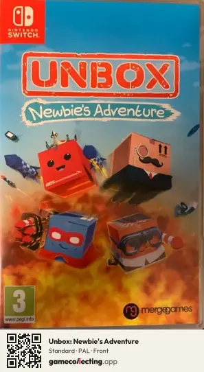 Unbox: Newbie's Adventure Nintendo Switch, PAL box front