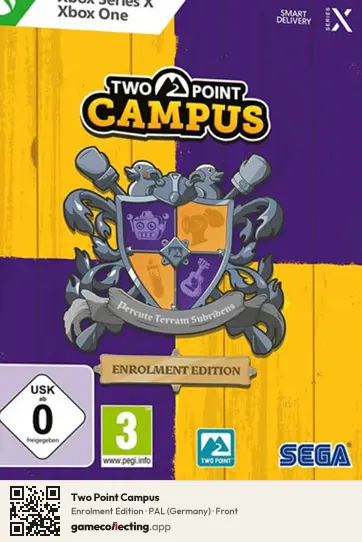 Two Point Campus Xbox Series X, Germany box front