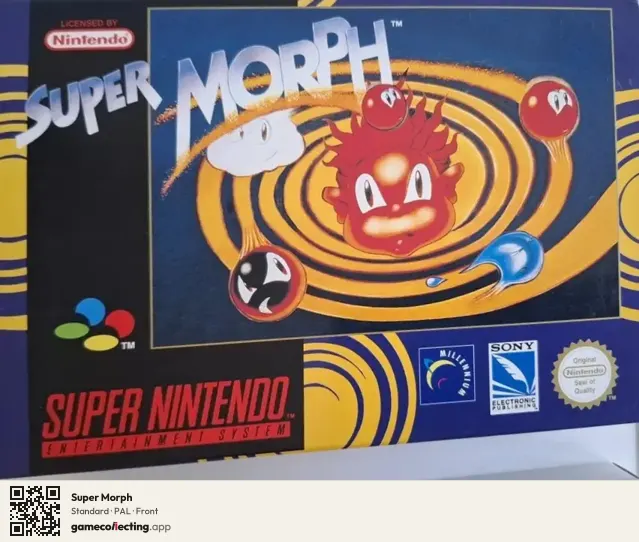 Super Morph Super Nintendo Entertainment System, PAL box front