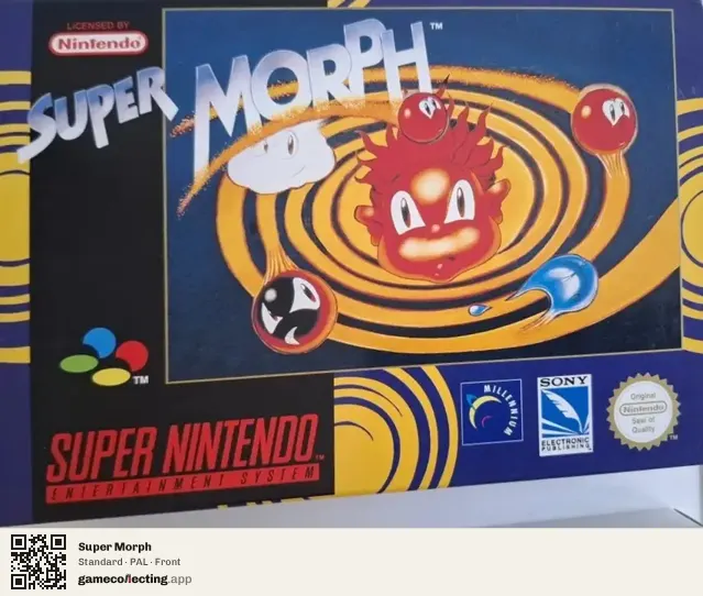 Super Morph Super Nintendo Entertainment System, PAL box front