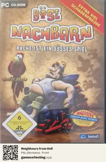 Neighbours from Hell Computer, Germany box front
