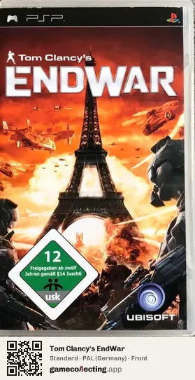 Tom Clancy's EndWar PlayStation Portable, Germany box front