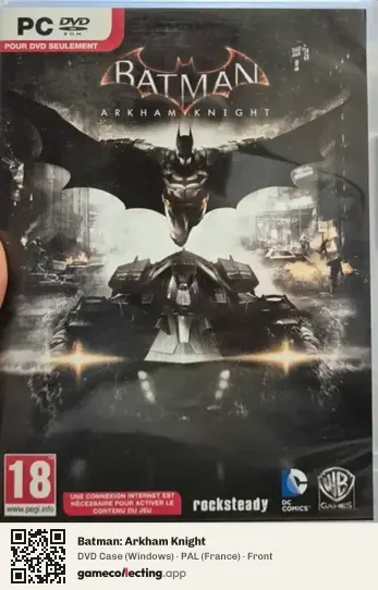 Batman: Arkham Knight Computer, France box front