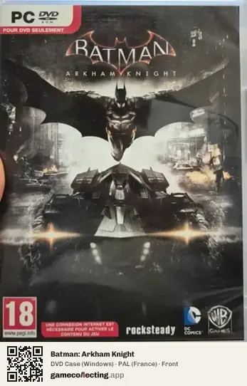 Batman: Arkham Knight Computer, France box front
