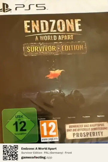 Endzone: A World Apart PlayStation 5, Germany box front