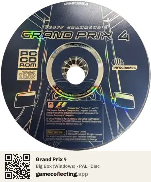 Grand Prix 4 Computer, PAL disc