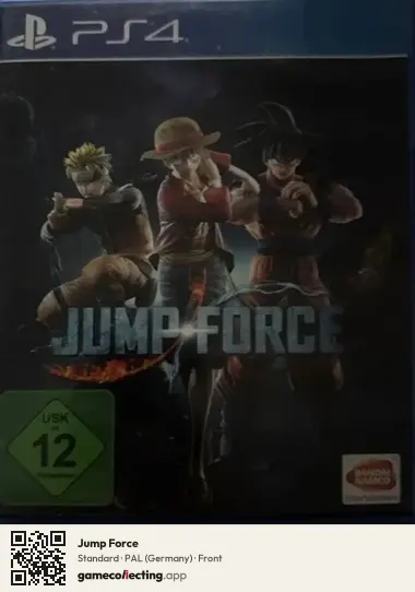 Jump Force PlayStation 4, Germany box front