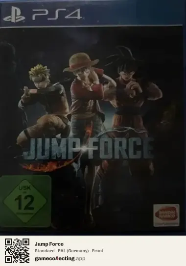 Jump Force PlayStation 4, Germany box front