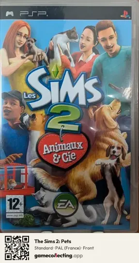 The Sims 2: Pets PlayStation Portable, France box front
