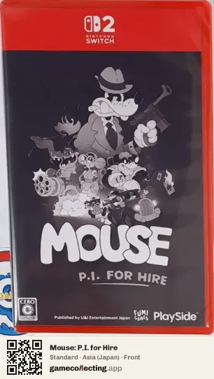 Mouse: P.I. for Hire Nintendo Switch 2, Asia box front