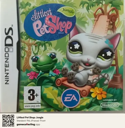 Littlest Pet Shop: Jungle Nintendo DS, France box front