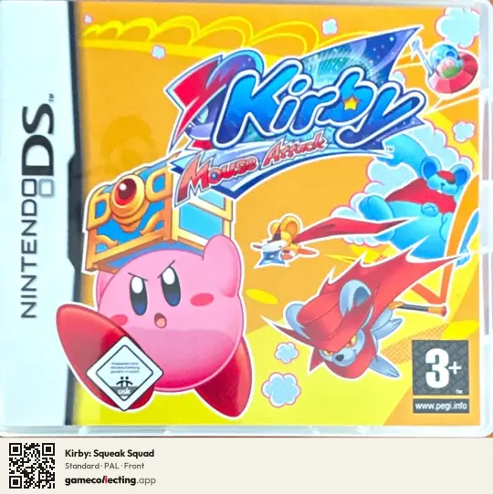 Kirby: Squeak Squad Nintendo DS, PAL box front