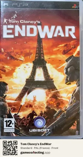 Tom Clancy's EndWar PlayStation Portable, France box front