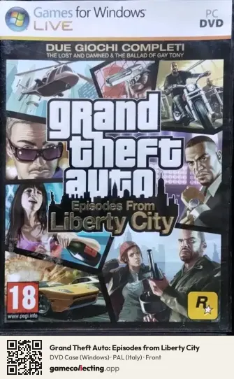 Grand Theft Auto: Episodes from Liberty City Computer, Italy box front