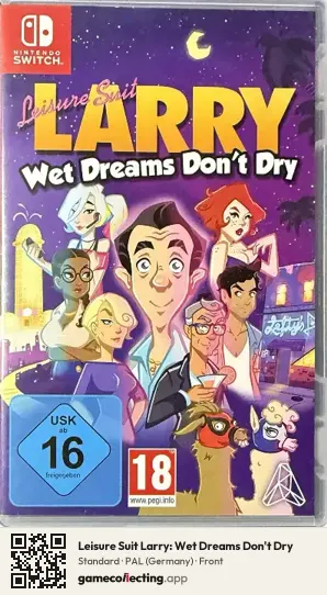 Leisure Suit Larry: Wet Dreams Don't Dry Nintendo Switch, Germany box front
