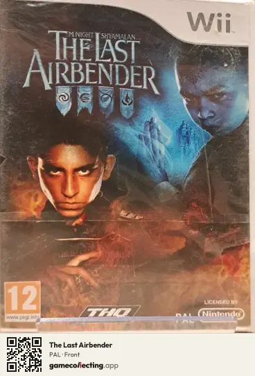 The Last Airbender Nintendo Wii, PAL box front