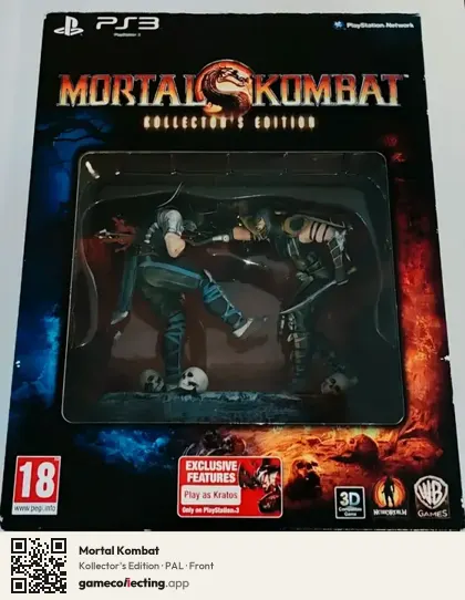 Mortal Kombat PlayStation 3, PAL box front