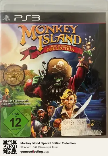 Monkey Island: Special Edition Collection PlayStation 3, Germany box front