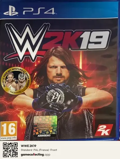 WWE 2K19 PlayStation 4, France box front