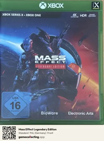Mass Effect Legendary Edition Xbox Series X, Germany box front
