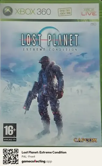 Lost Planet: Extreme Condition Xbox 360, PAL box front