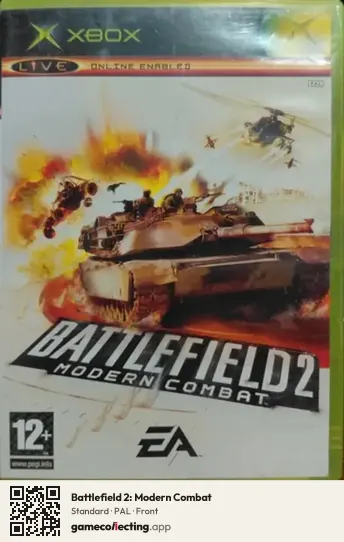 Battlefield 2: Modern Combat Xbox, PAL box front