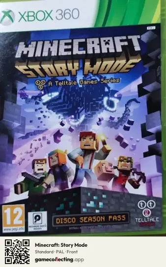 Minecraft: Story Mode Xbox 360, PAL box front