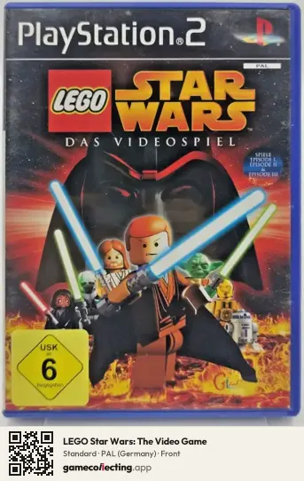 LEGO Star Wars: The Video Game PlayStation 2, Germany box front