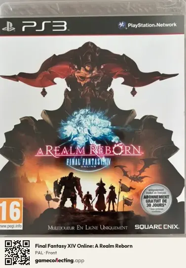 Final Fantasy XIV Online: A Realm Reborn PlayStation 3, PAL box front