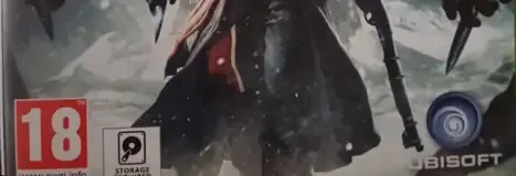 Assassin's Creed Rogue, the PEGI square on its front