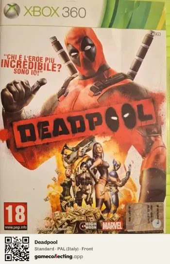 Deadpool Xbox 360, Italy box front