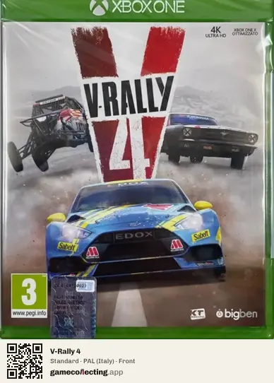 V-Rally 4 Xbox One, Italy box front