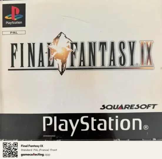 Final Fantasy IX PlayStation, France box front