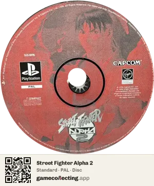 Street Fighter Alpha 2 PlayStation, PAL disc