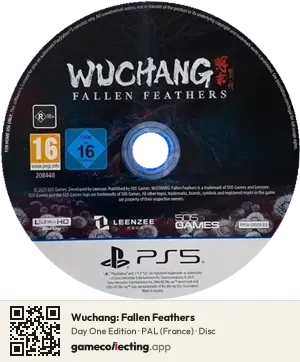 Wuchang: Fallen Feathers PlayStation 5, PAL disc