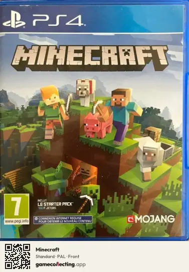 Minecraft PlayStation 4, PAL box front