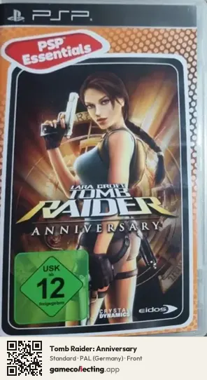 Tomb Raider: Anniversary PlayStation Portable, Germany box front