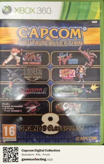 Capcom Digital Collection Xbox 360, PAL box front