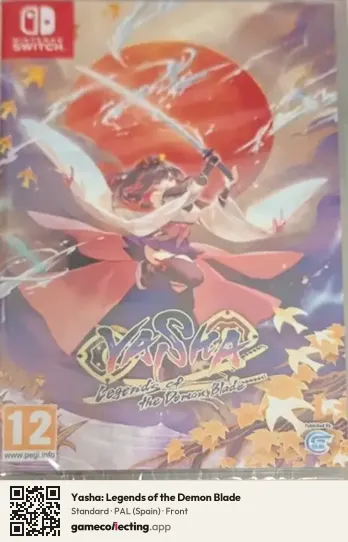 Yasha: Legends of the Demon Blade Nintendo Switch, Spain box front