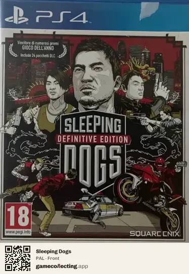Sleeping Dogs PlayStation 4, PAL box front