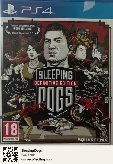 Sleeping Dogs PlayStation 4, PAL box front